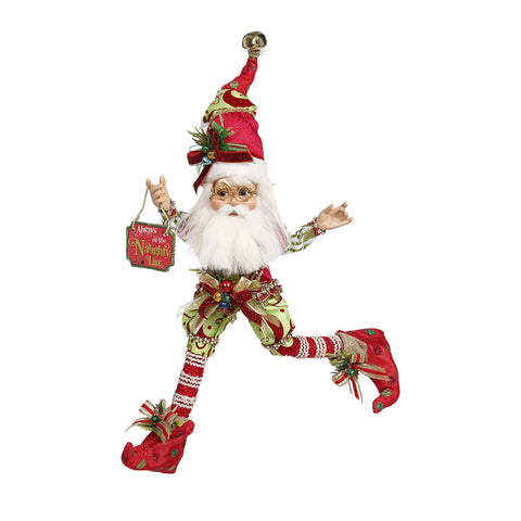 Figurine Mark Roberts Santa Claus Elf en résine "MISCHIEF MAKER" 36 cm