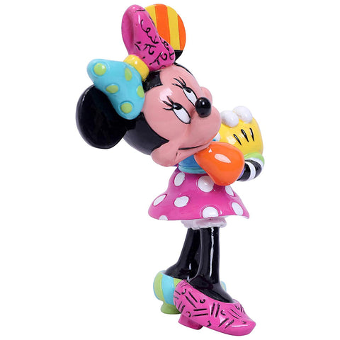 Disney Statuina Minnie Topolina in resina multicolore 6x4,5xh10 cm