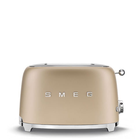 SMEG 2-slice toaster matt gold stainless steel 950 W 310(325)x195x198 mm