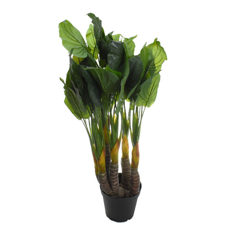 EDG Enzo De Gasperi Philodendron plante artificielle avec pot pour décoration intérieure ou extérieure h120 cm