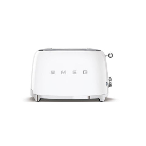 SMEG 2 Slice Toaster White Stainless Steel 950 W TSF01WHEU