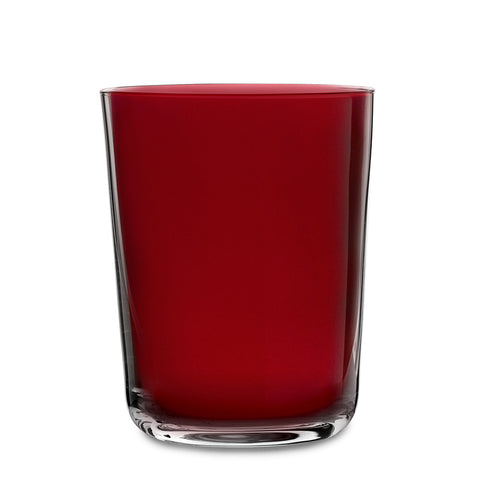 Fade Set 6 Bicchieri acqua rossi in vetro "Alex" Glamour 340 ml