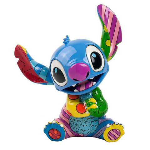 Disney Statuina Stitch "Lilo & Stitch" in resina multicolore 16,8x9,2xH19,4 cm