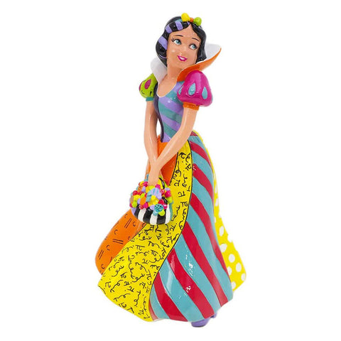 Disney Statuina Biancaneve e i sette nani "Snow White" in resina multicolore 10x10x22 cm