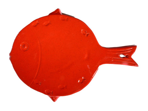VIRGINIA CASA MARINA planche à découper en céramique en forme de poisson 3 variantes 35x27 cm