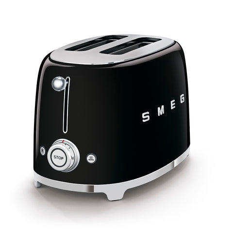 Smeg 2-slice toaster black stainless steel 950 W