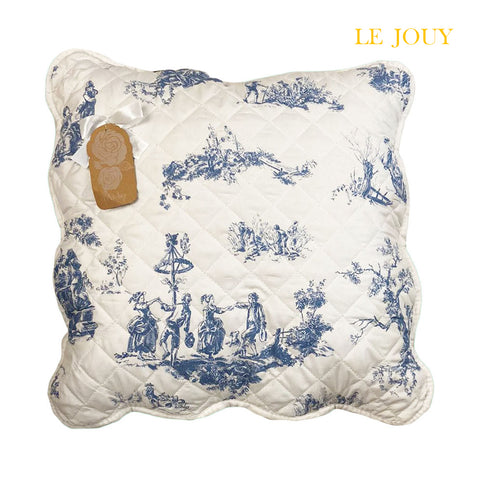 L'ATELIER 17 Square decorative cushion in microfibre, French style, Shabby Chic 50x50 cm 2 variants