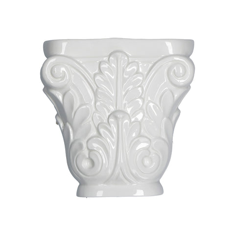 LA PORCELLANA BIANCA Humidifier LEOPOLDINA porcelain capital 16x16x5cm P600100023