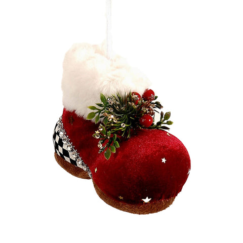 VETUR Decoration Christmas tree boot Santa Claus shoe 12 cm