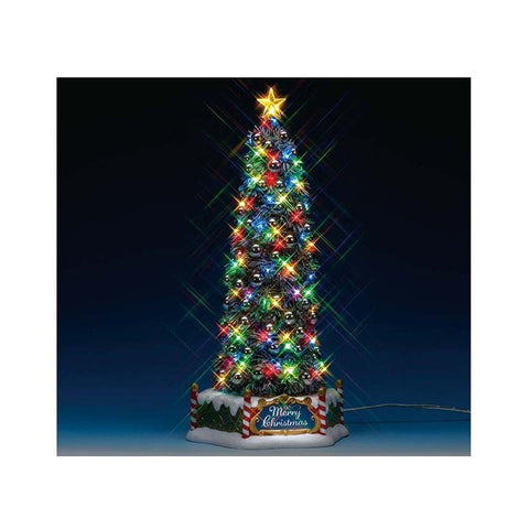 LEMAX Nouvel arbre de Noël majestueux avec des lumières construisez votre propre village 84350