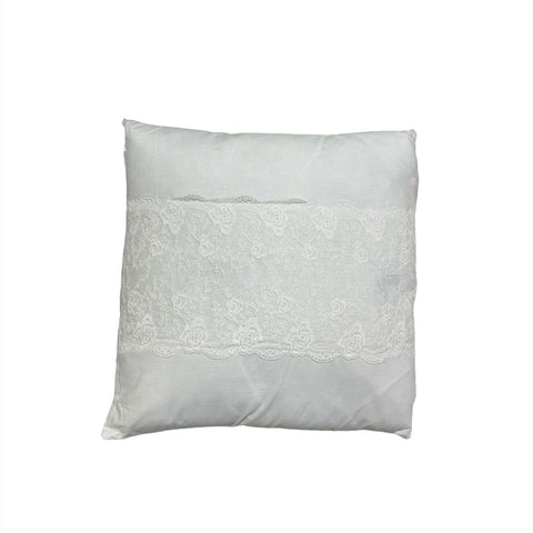 ATELIER 17 MARIE CLAIRE decorative cushion square with lace in various colors 45x45 cm