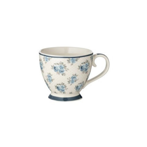 L'arte di Nacchi Tazza mug in ceramica "Rose Blu" 14,5x11x10 cm