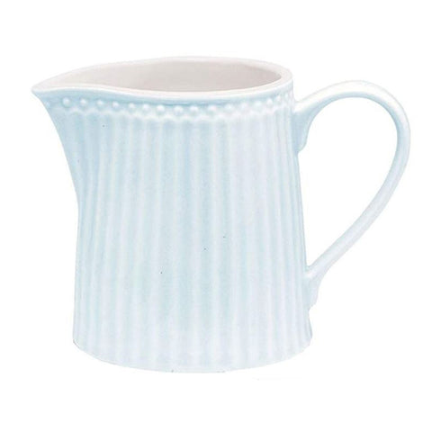 GREENGATE Milk jug ALICE in light blue porcelain 9x12x8 cm STWCREAALI2906