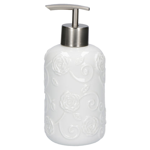 LA PORCELANA BIANCA Distributeur de savon liquide TIVOLI en porcelaine H17cm P004100001