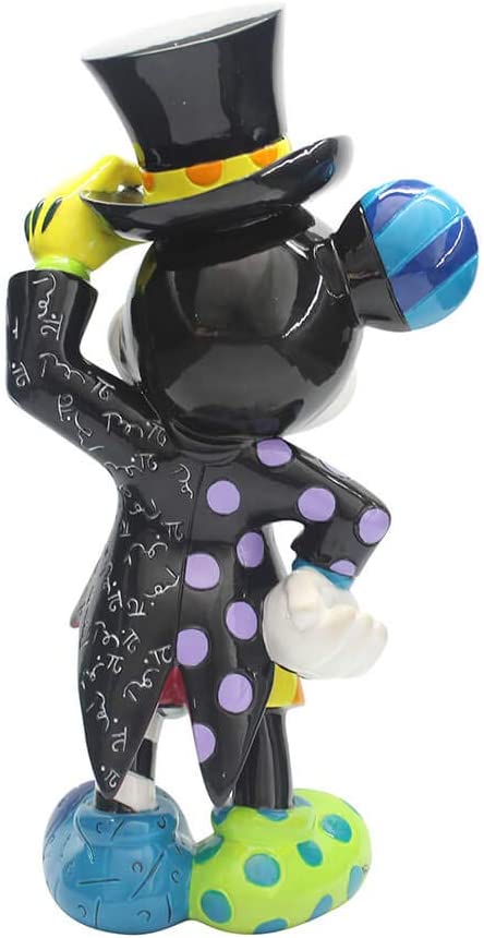 Figurine Disney Mickey Mouse en résine multicolore vintage 11x13.9xh20.5 cm