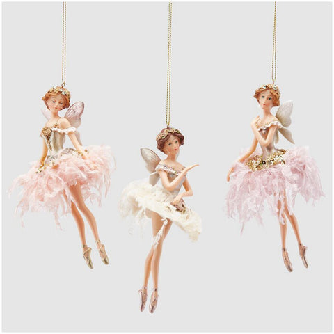 EDG - Enzo De Gasperi Fata ballerina pendente H15 cm 3 varianti (1pz)