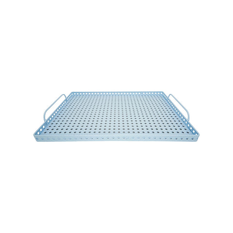 GREENGATE Rectangular blue iron tray 50x35 cm IROTRARL2902