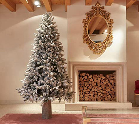 EDG Base de tronc de sapin de Noël pour résine effet bois de pin Ø30 H55 cm