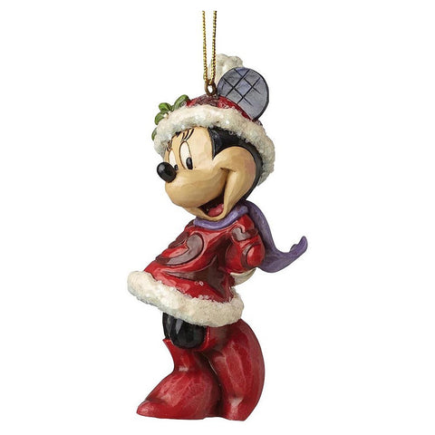 Enesco Disney Décoration d'arbre Glitter Minnie Mouse en résine Jim Shore