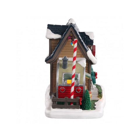 LEMAX Sonia Tree Farm for the Christmas Village with Porcelain LED