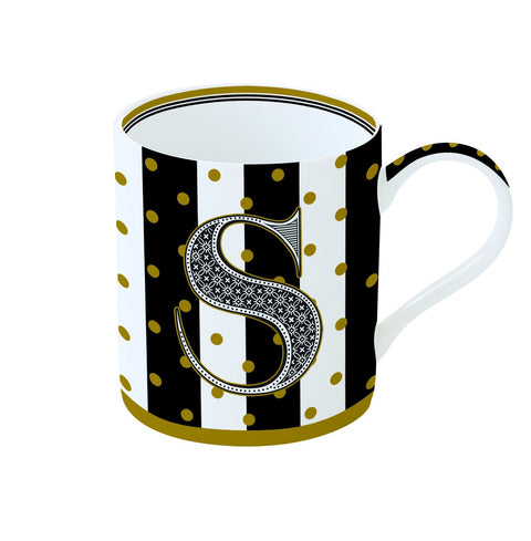 EASY LIFE TEA CUP LETTER S