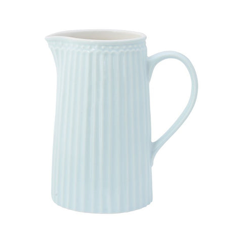 GREENGATE Sky blue porcelain jug ALICE 1 liter jug ​​STWJUGA1LALI2906
