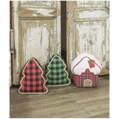 L'Atelier 17 Shabby tree and house doorstop 3 variants (1pc)
