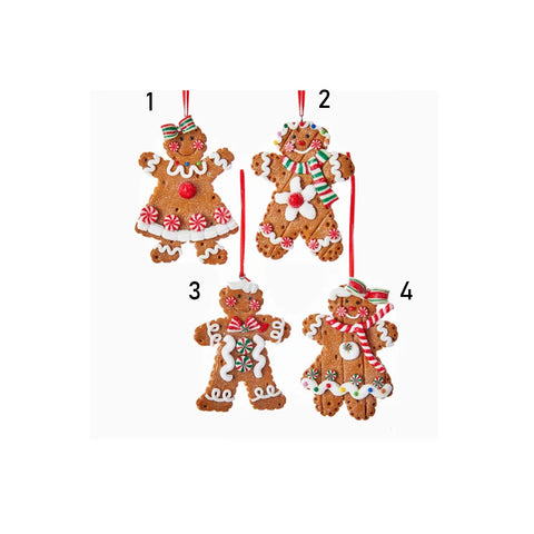 Kurt S. Adler Gingerbread biscuits to hang 4 variations (1pc)