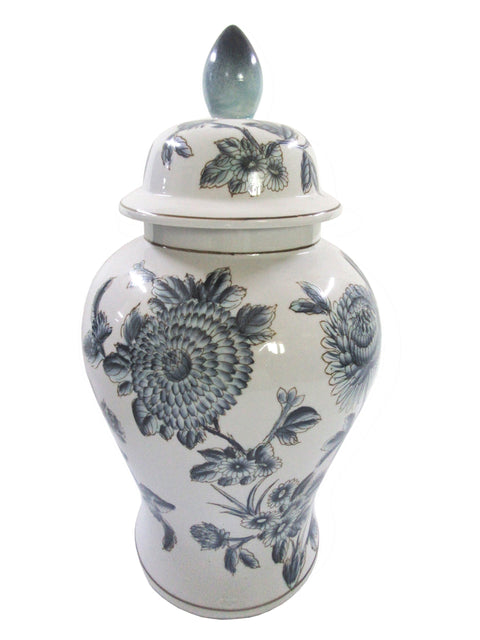 BLANC MARICLO Vaso decorativo con coperchio KREISLERIANA in porcellana bianca A29447