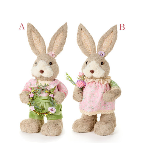 Clouds of Straw Rabbit Fabric H40 cm 2 variants (1pc)