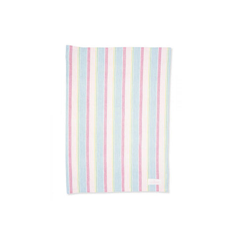 GREENGATE Kitchen towel printed with white PAYTON cotton stripes H 50 cm