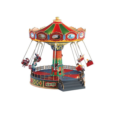 LEMAX Le carrousel balançoire du ciel avec musique construisez votre propre village 84379