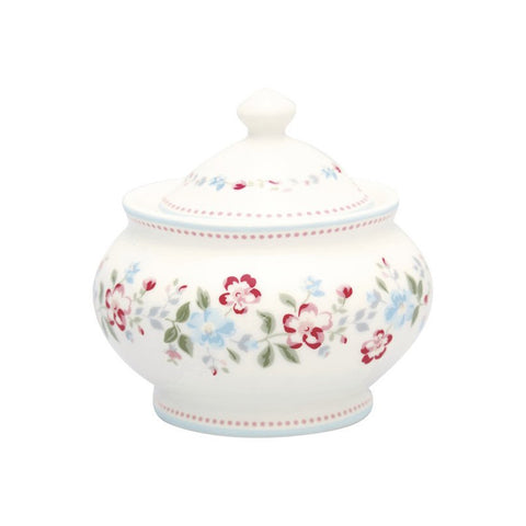 GREENGATE Sugar bowl with lid SONIA in porcelain H10 STWSUGSOI0104