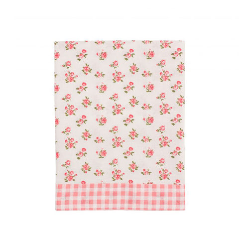 ISABELLE ROSE Tovaglia Centrotavola con rose HOLLY Shabby chic vintage 100x100cm