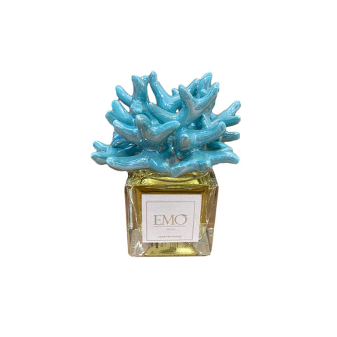 EMO' ITALIA Parfumeur au parfum d'ambiance corail tiffany avec bâtonnets 50ml