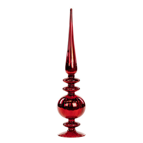 GOODWILL Christmas tree decoration final tip red glass tip 45 cm