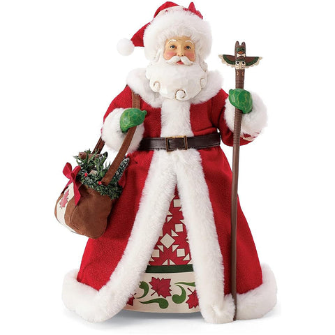 Department 56 Possible Dreams Babbo Natale S-Canadian in resina