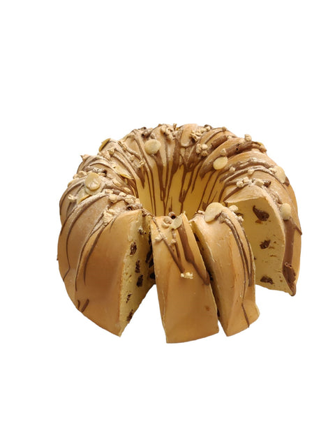 I DOLCI DI NAMI Artificial donut with almonds and chocolate cut Ø19xh10 cm