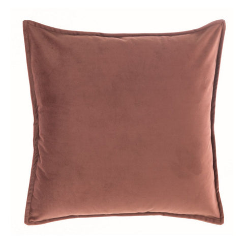 BLANC MARICLO' Square decorative cushion TEMPERA cushion in red velvet 45x45 cm