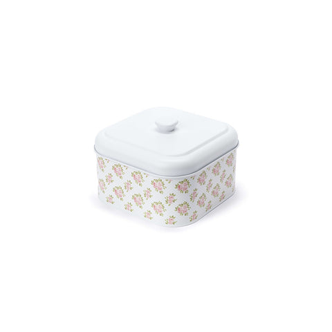 FABRIC CLOUDS Jar MARGARET white tin H13,3 cm JYY21102