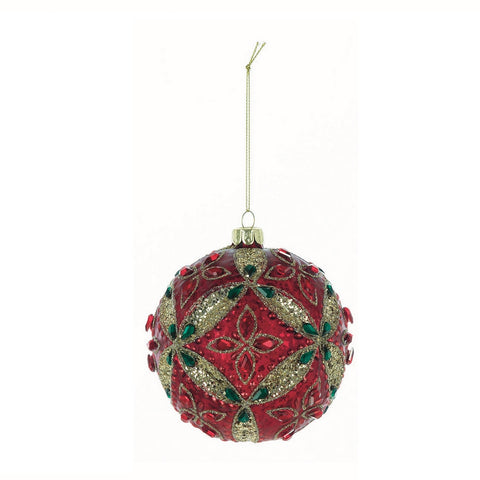 BLANC MARICLO' Christmas tree ball decoration 2 variants L10xP10xH10cm