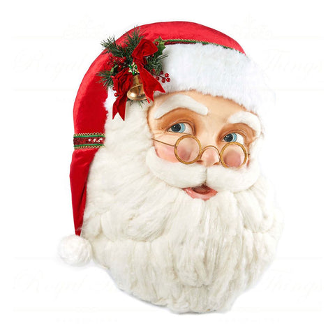 GOODWILL Head of Santa Claus large Christmas wall decoration in resin H85 cm