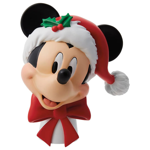 Department 56 Disney Mickey Mouse Christmas tree topper in resin