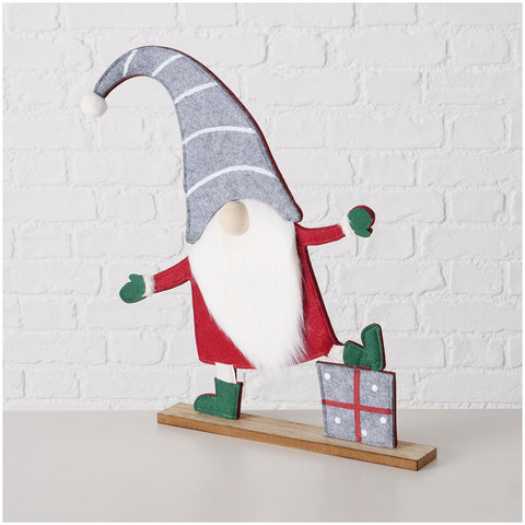 Boltze Santa Claus "Harald" in mdf wood H44 cm 3 variants (1pc)