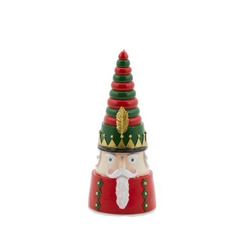 EDG Bougie petit soldat décoration de Noël cône parfumé casse-noisette Ø9 H20 cm