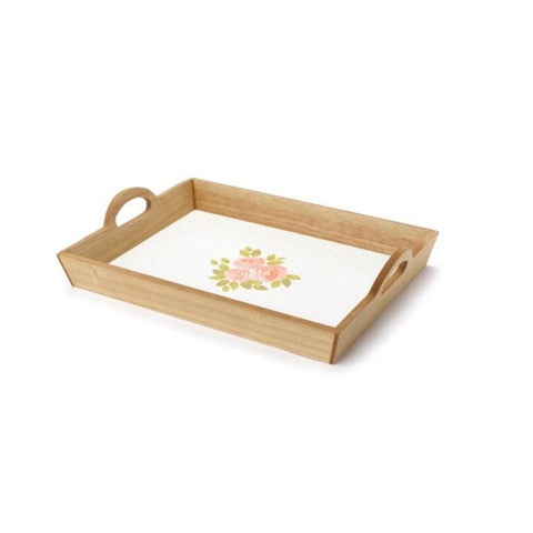 FABRIC CLOUDS Tray with floral details MARGARET 2 var. 37x28cm TXP21105