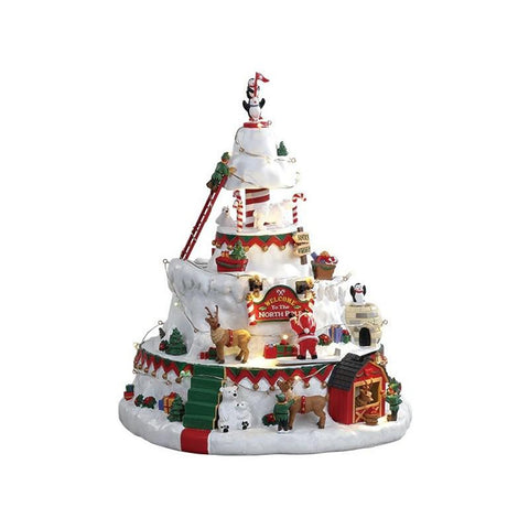 LEMAX Build your village the north pole tower 4.5 V 24,5x25x29h cm