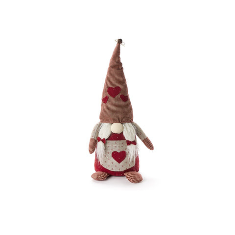 TISSU NUAGES Décoration de Noël tissu butoir de porte gnome 2 variantes H28 cm