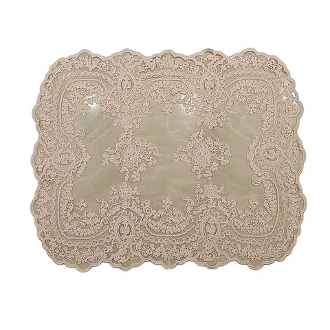 CHARME Tris handcrafted doilies embroidered in lace Made in Italy 6 variants (1pc)