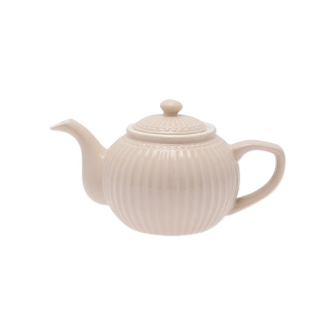 GREENGATE Teapot ALICE cream colored porcelain Ø15 cm H25 cm